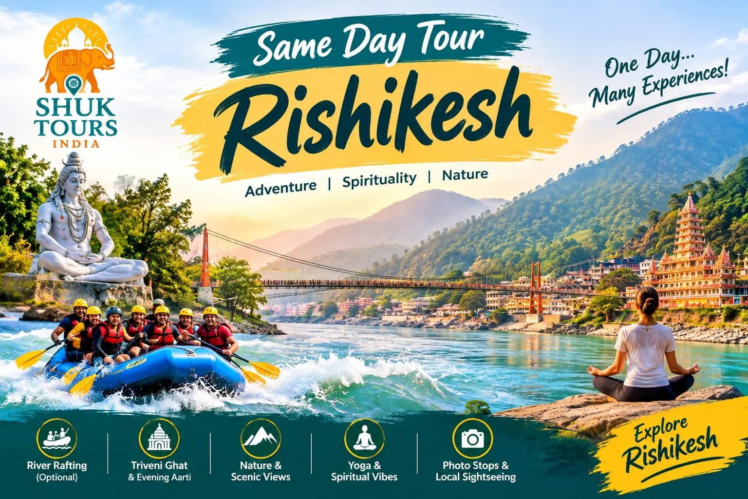 Delhi To Haridwar Rishikesh One Day Tour Package